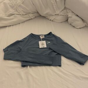 Gymshark Blue Long Sleeve Top